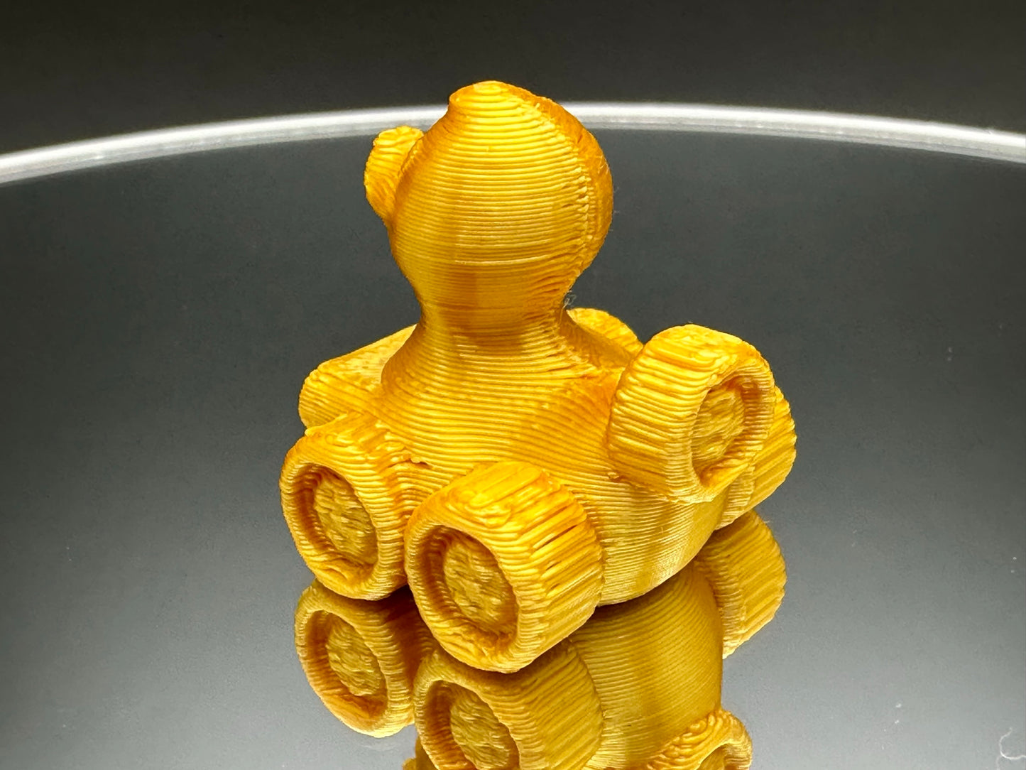 1 Inch Mini Gold Color 3D Printed 4x4 Ducks for Duck Duck Jeep Ducking