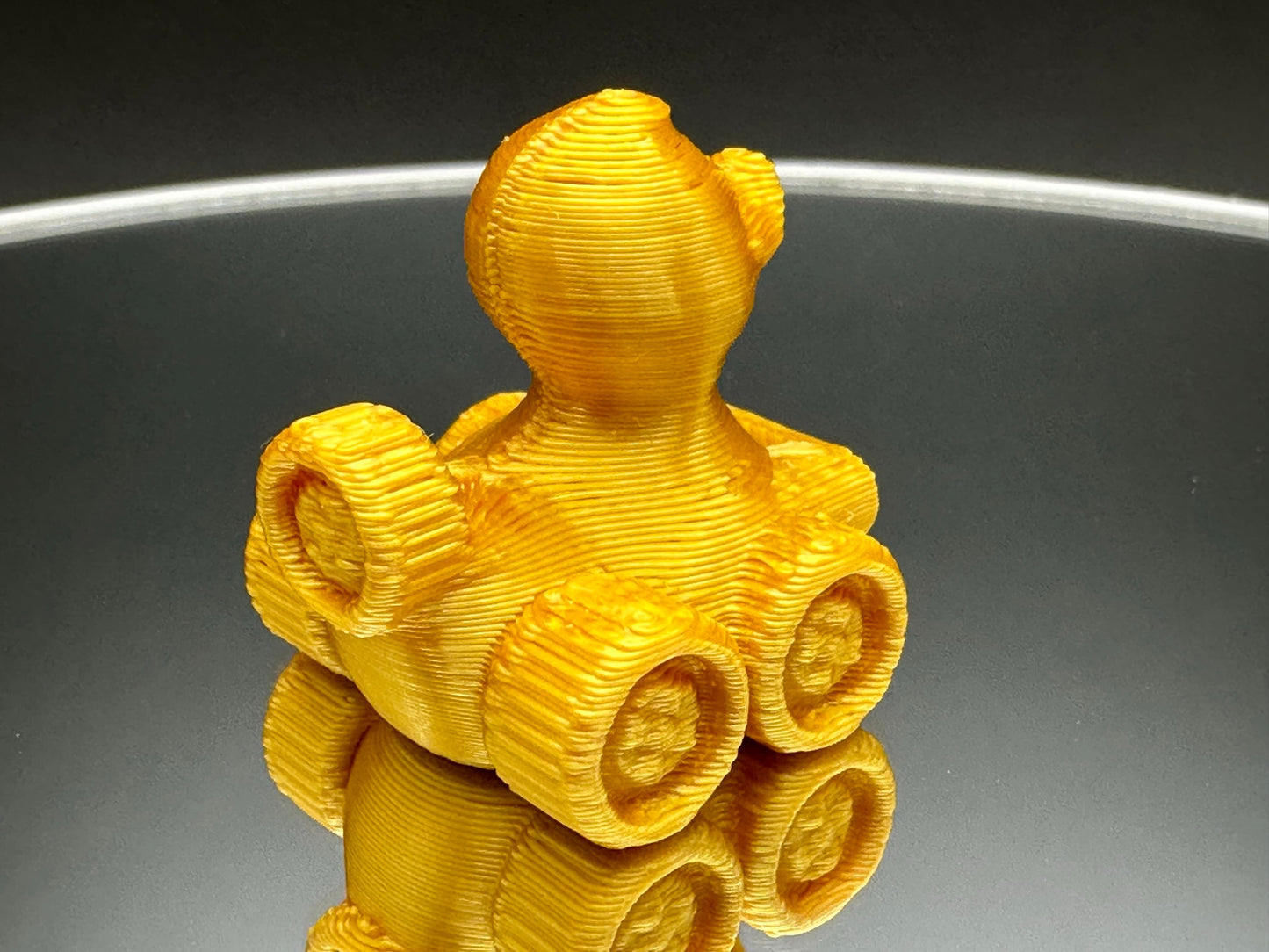 1 Inch Mini Gold Color 3D Printed 4x4 Ducks for Duck Duck Jeep Ducking