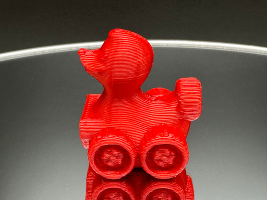 1 Inch Firecracker Red 3D Printed 4x4 Ducks for Duck Duck Jeep Ducking