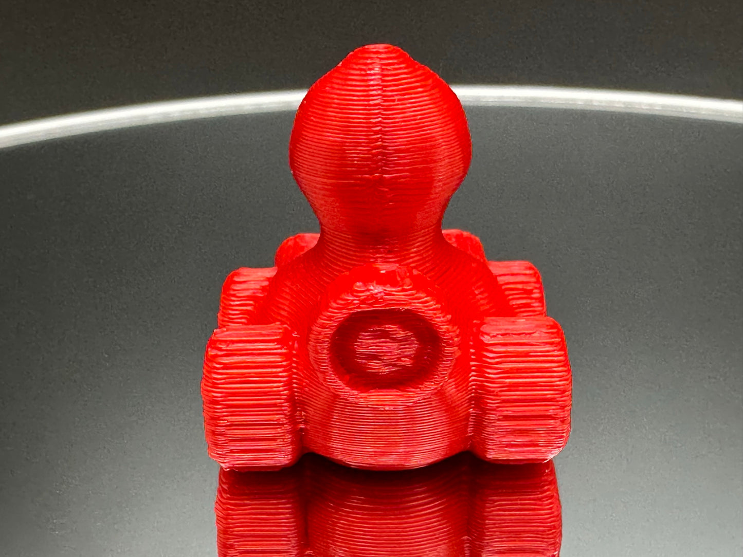 1 Inch Firecracker Red 3D Printed 4x4 Ducks for Duck Duck Jeep Ducking