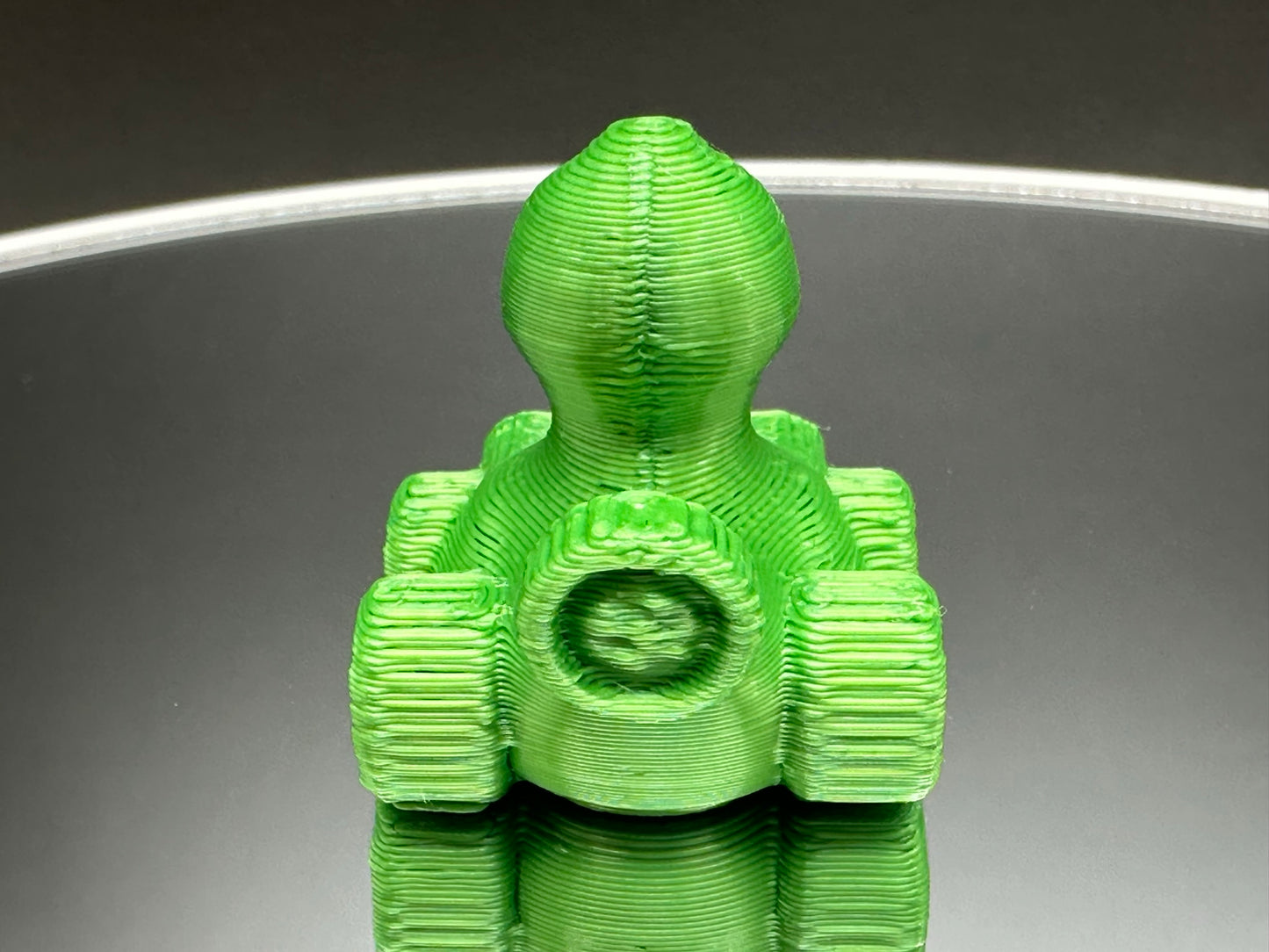 1 Inch Mean Green Color 3D Printed 4x4 Ducks for Duck Duck Jeep Ducking