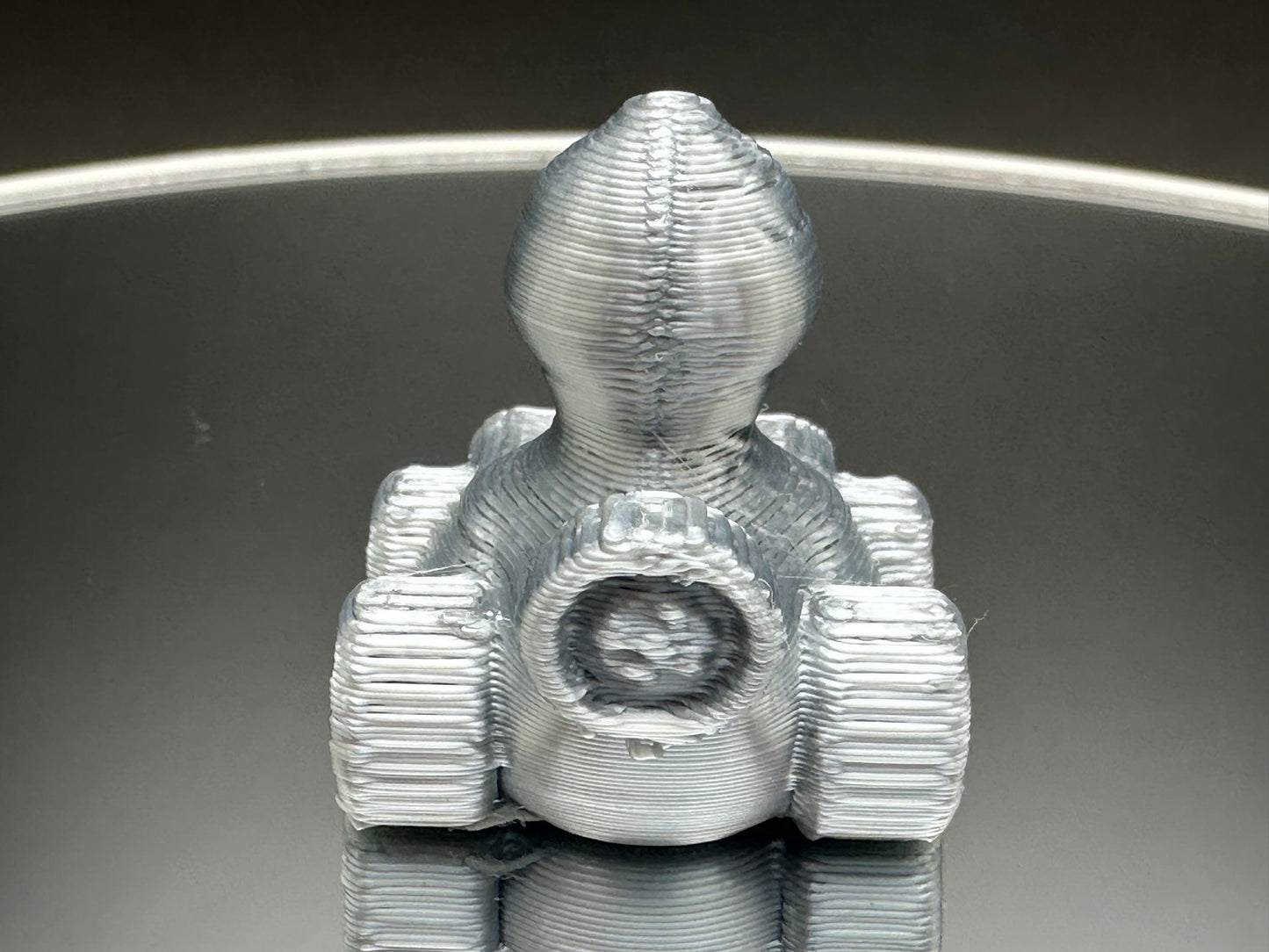 1 Inch Mini Silver Color 3D Printed 4x4 Ducks for Duck Duck Jeep Ducking