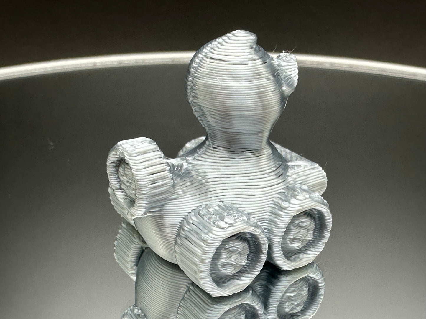 1 Inch Mini Silver Color 3D Printed 4x4 Ducks for Duck Duck Jeep Ducking