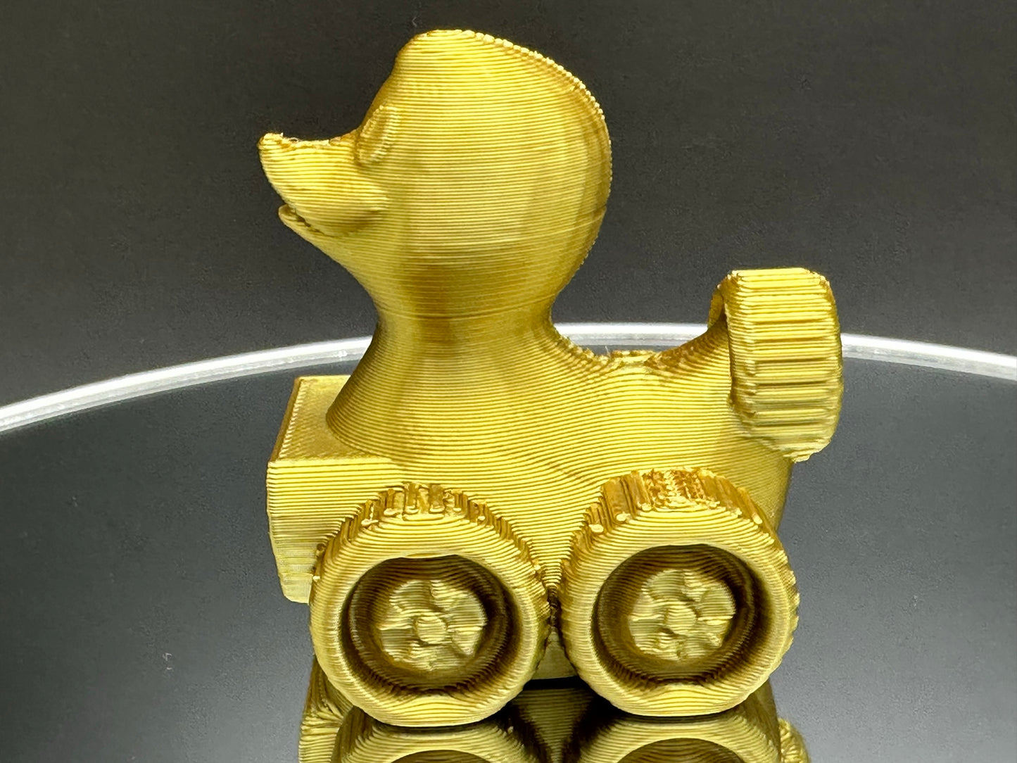 2 Inch Roman Bronze Color 3D Printed 4x4 Ducks for Duck Duck Jeep Ducking