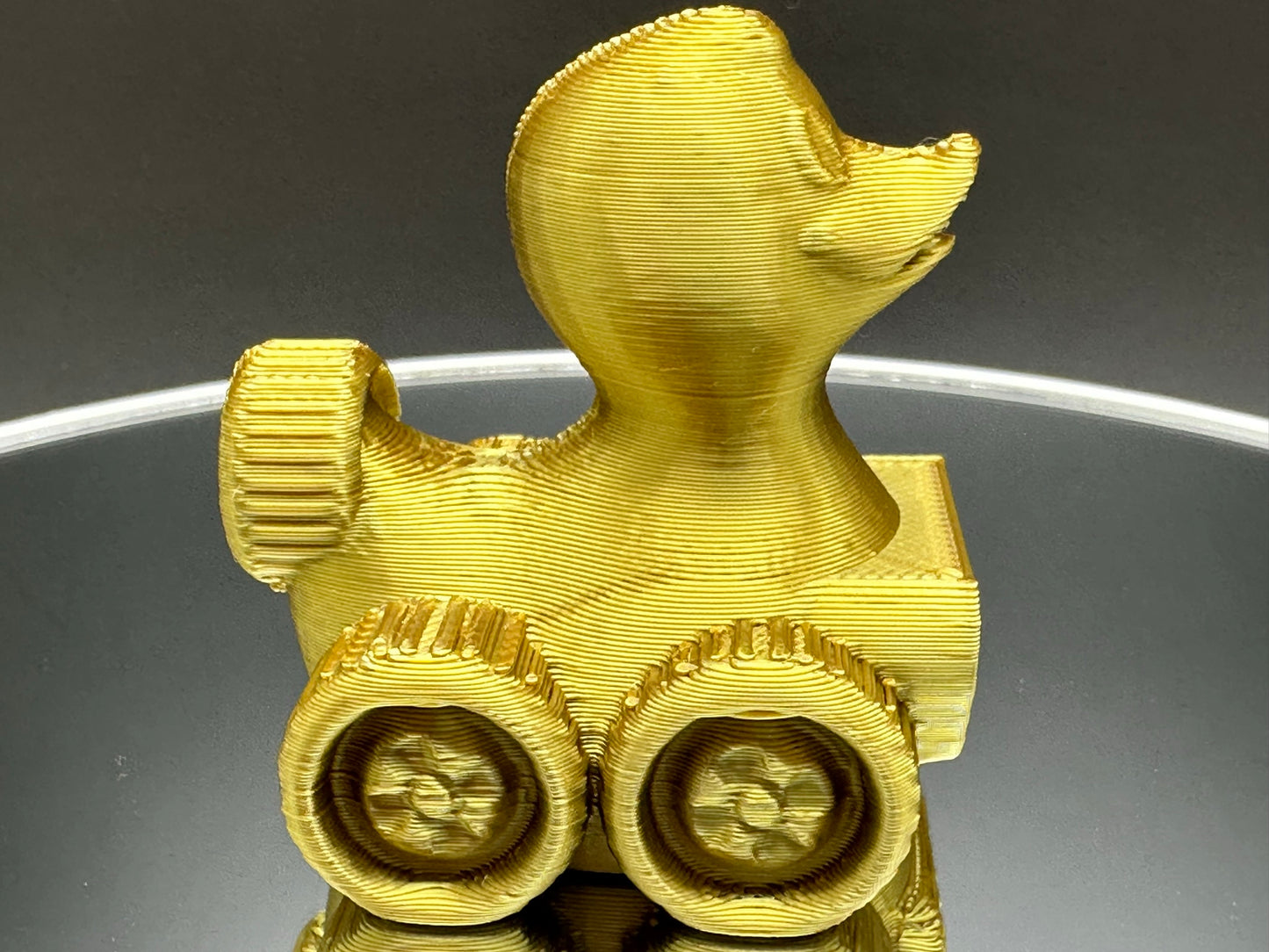 2 Inch Roman Bronze Color 3D Printed 4x4 Ducks for Duck Duck Jeep Ducking