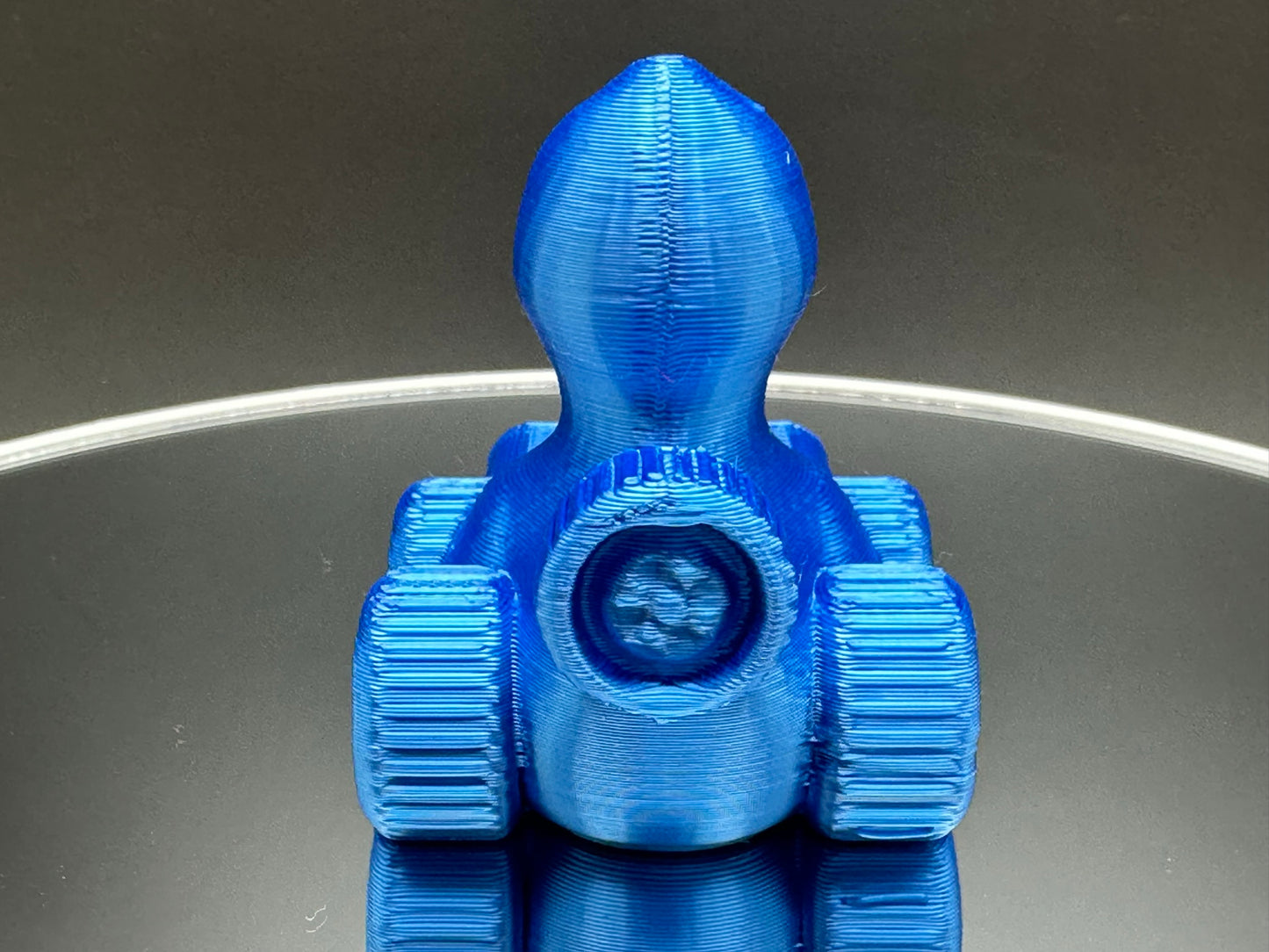 2 Inch Electric Blue Color 3D Printed 4x4 Ducks for Duck Duck Jeep Ducking