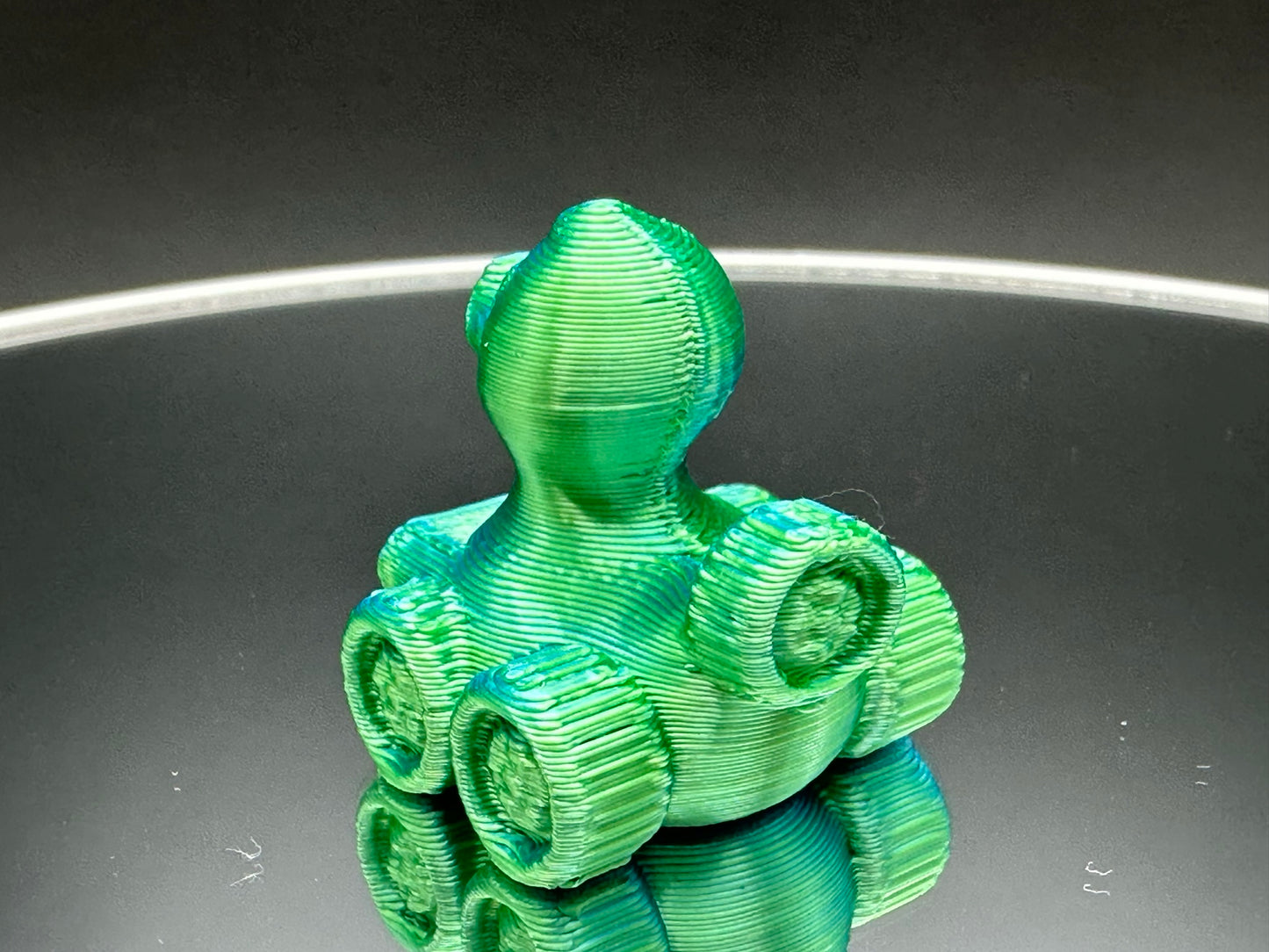 1 Inch Tie Dye Color 3D Printed 4x4 Ducks for Duck Duck Jeep Ducking