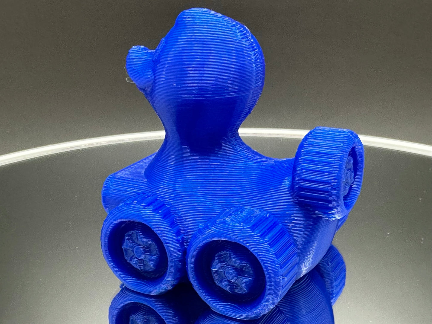 2 Inch Royal Blue Color 3D Printed 4x4 Ducks for Duck Duck Jeep Ducking