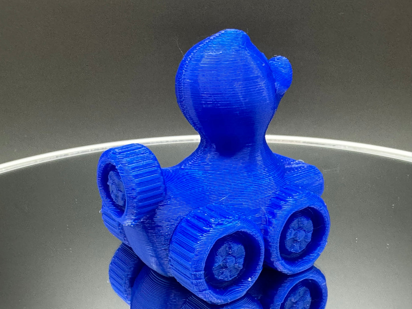 2 Inch Royal Blue Color 3D Printed 4x4 Ducks for Duck Duck Jeep Ducking