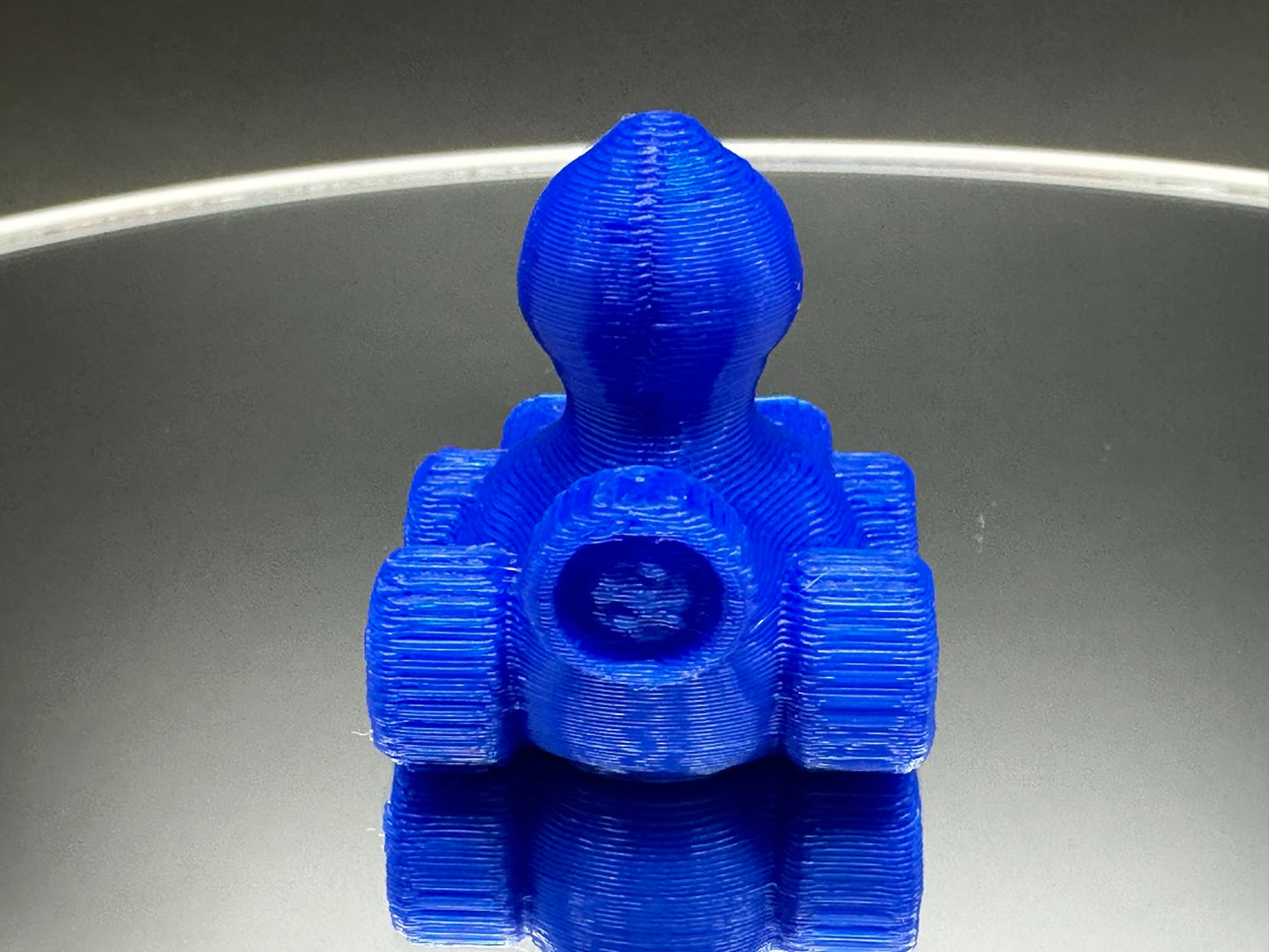 1 Inch Mini Royal Blue Color 3D Printed 4x4 Ducks for Duck Duck Jeep Ducking