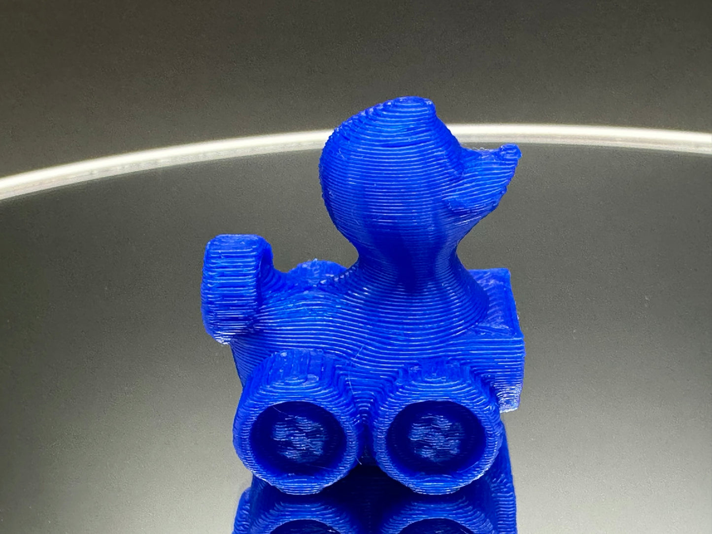 1 Inch Mini Royal Blue Color 3D Printed 4x4 Ducks for Duck Duck Jeep Ducking