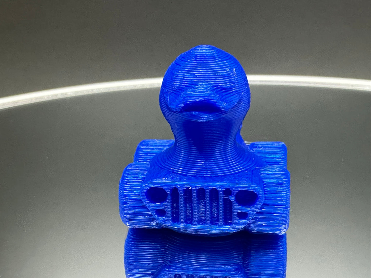 1 Inch Mini Royal Blue Color 3D Printed 4x4 Ducks for Duck Duck Jeep Ducking