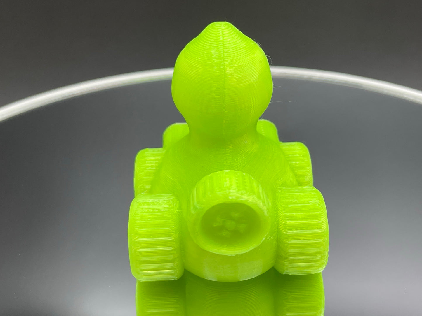 2 Inch Color Changing Green to Yellow 3D Printed 4x4 Ducks for Duck Duck Jeep Ducking