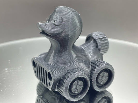 2 Inch Black Color 3D Printed 4x4 Ducks for Duck Duck Jeep Ducking