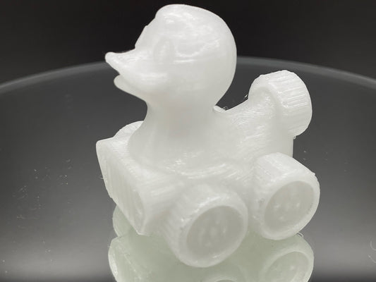 2 Inch Glow in the Dark Color 3D Printed 4x4 Ducks for Duck Duck Jeep Ducking