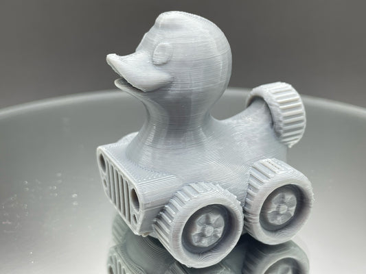 2 Inch Sting Gray Color 3D Printed 4x4 Ducks for Duck Duck Jeep Ducking