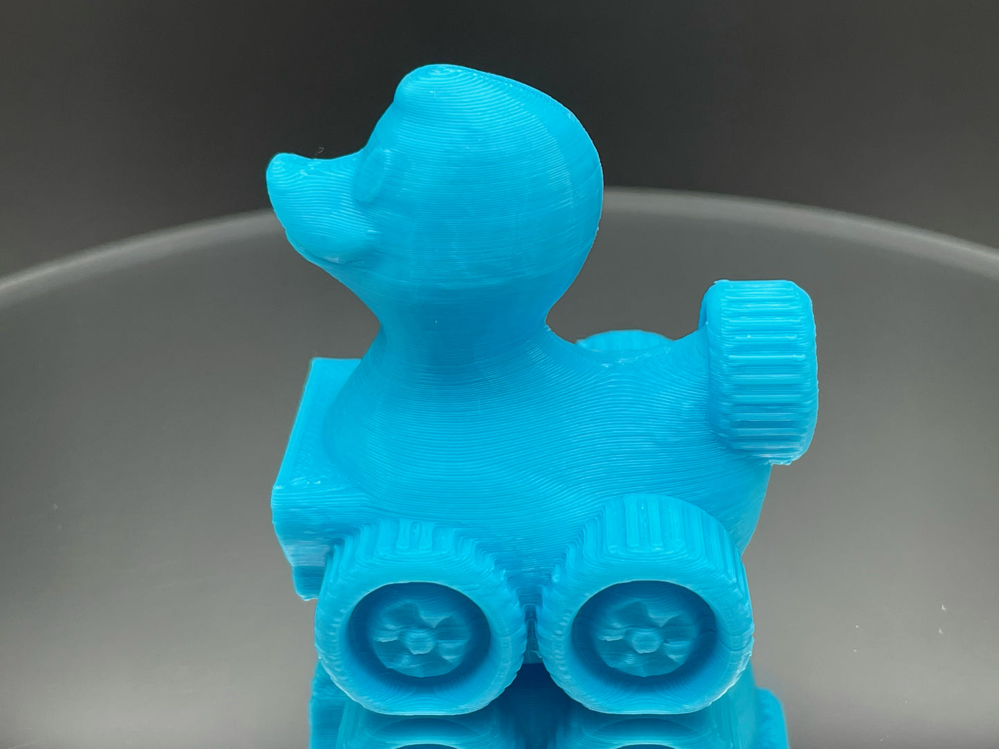 2 Inch Chief Blue Color 3D Printed 4x4 Ducks for Duck Duck Jeep Ducking