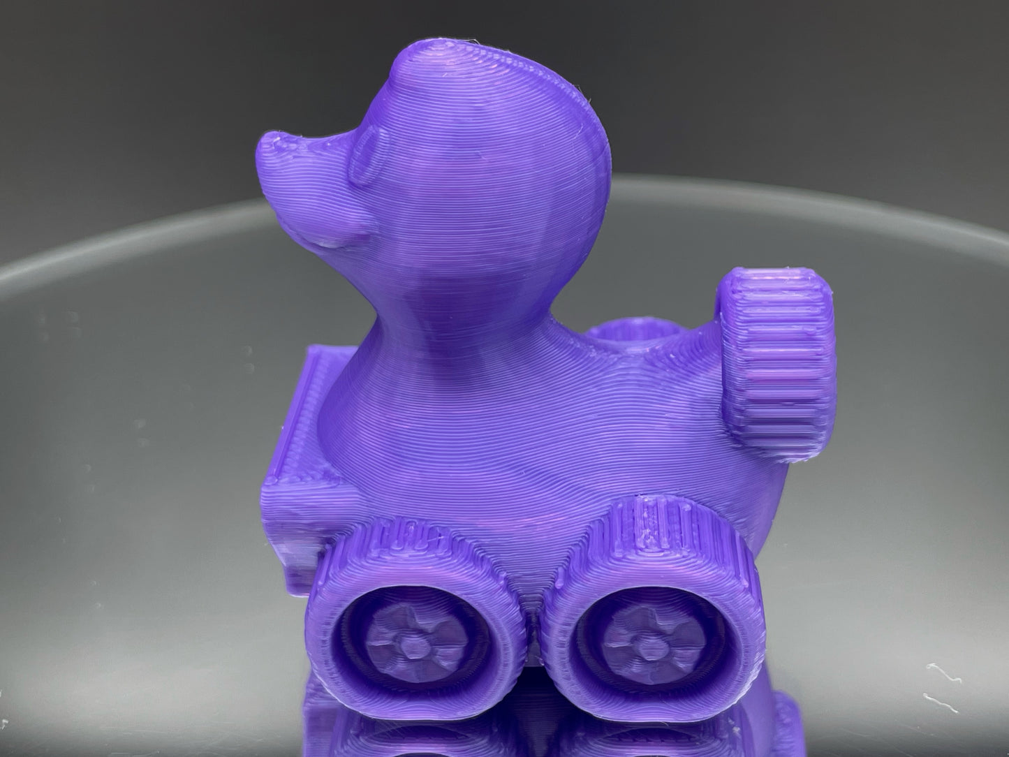 2 Inch Purple Reign Color 3D Printed 4x4 Ducks for Duck Duck Jeep Ducking