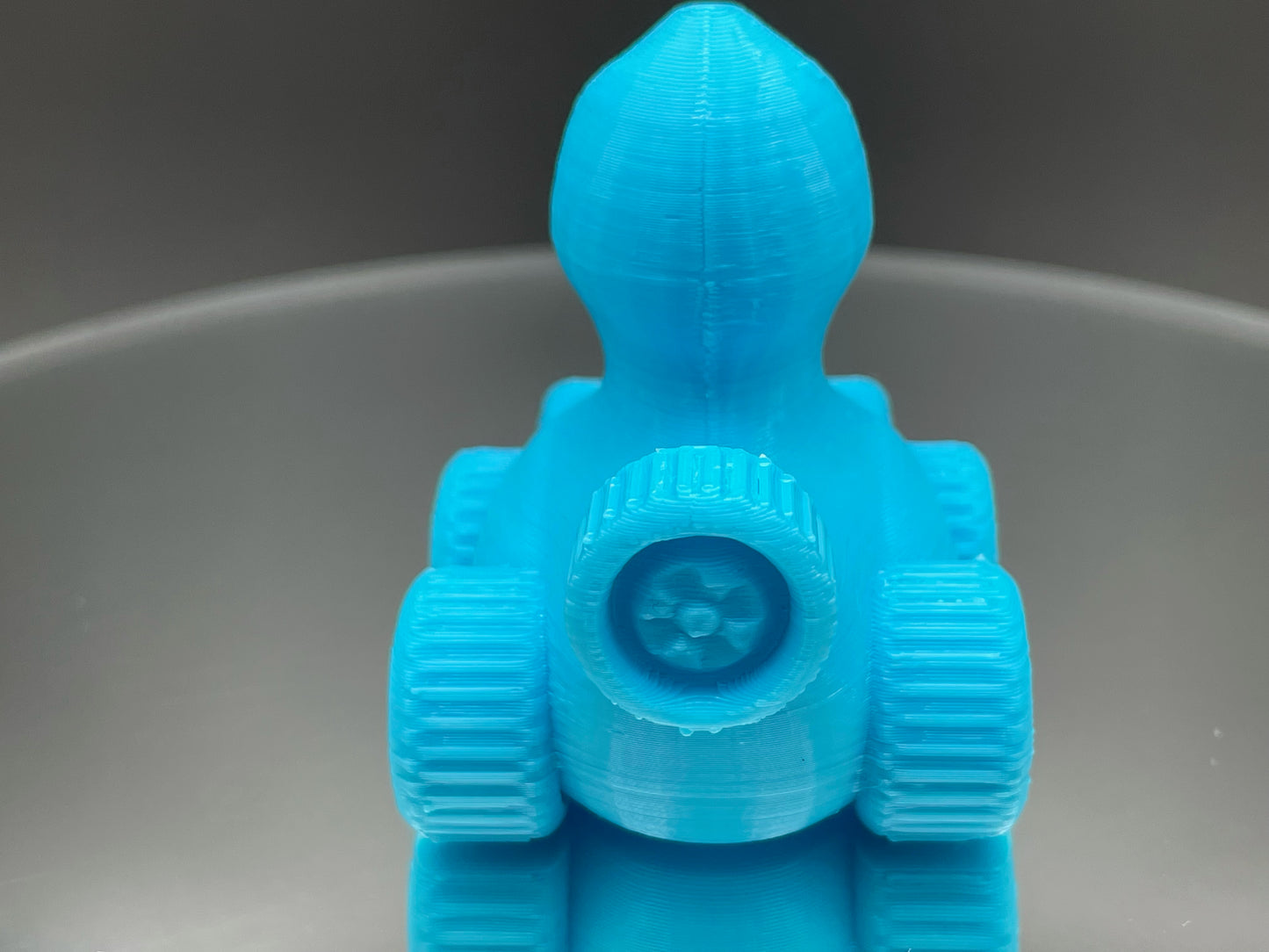 2 Inch Chief Blue Color 3D Printed 4x4 Ducks for Duck Duck Jeep Ducking