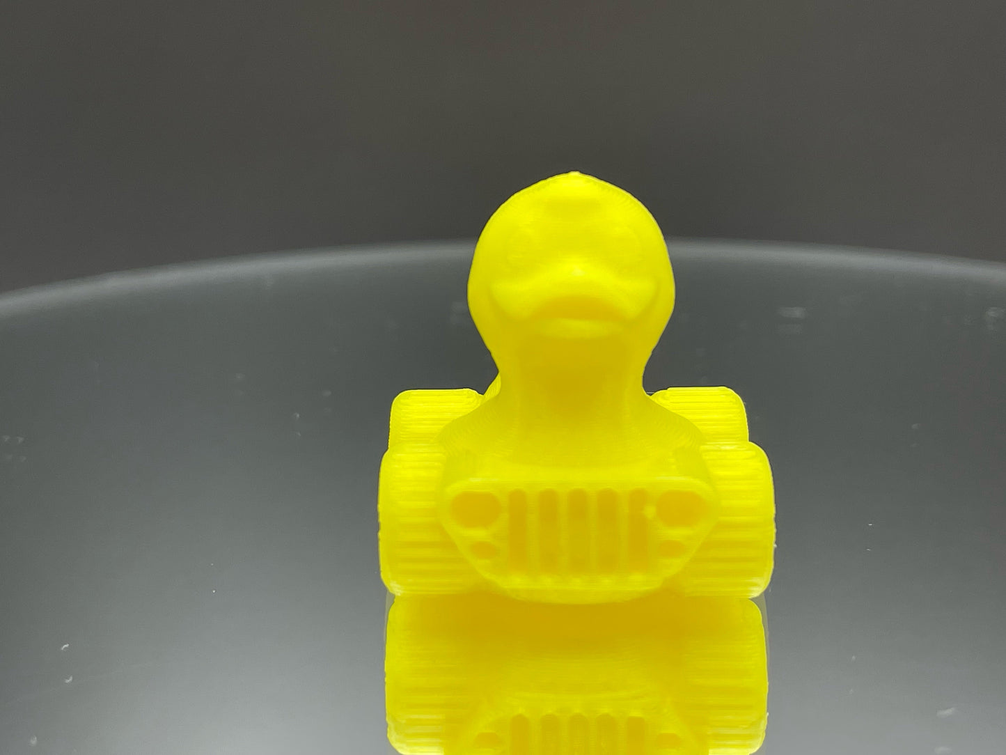 1 Dozen 1 Inch Mini Yellow Color 3D Printed 4x4 Ducks for Duck Duck Jeep Ducking