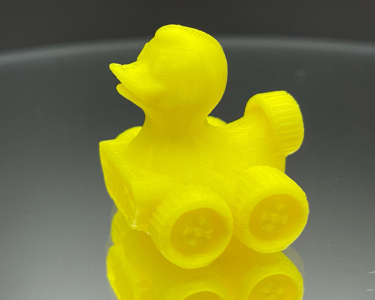 1 Inch Mini Yellow Color 3D Printed 4x4 Ducks for Duck Duck Jeep Ducking