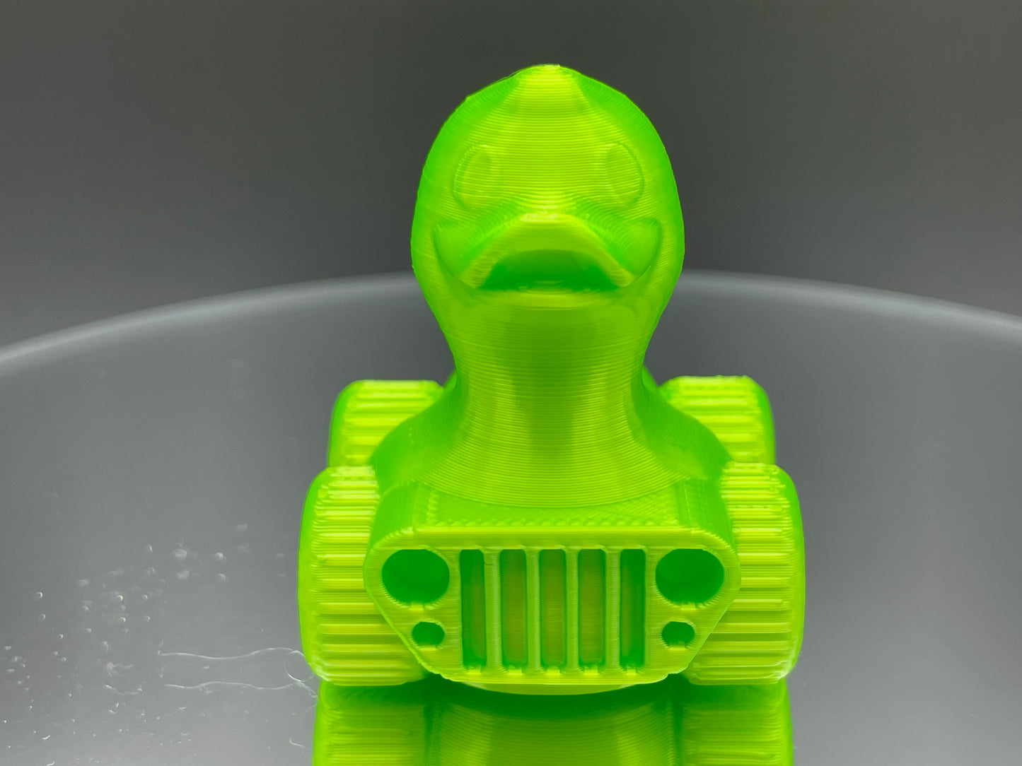 2 Inch High Velocity Color 3D Printed 4x4 Ducks for Duck Duck Jeep Ducking