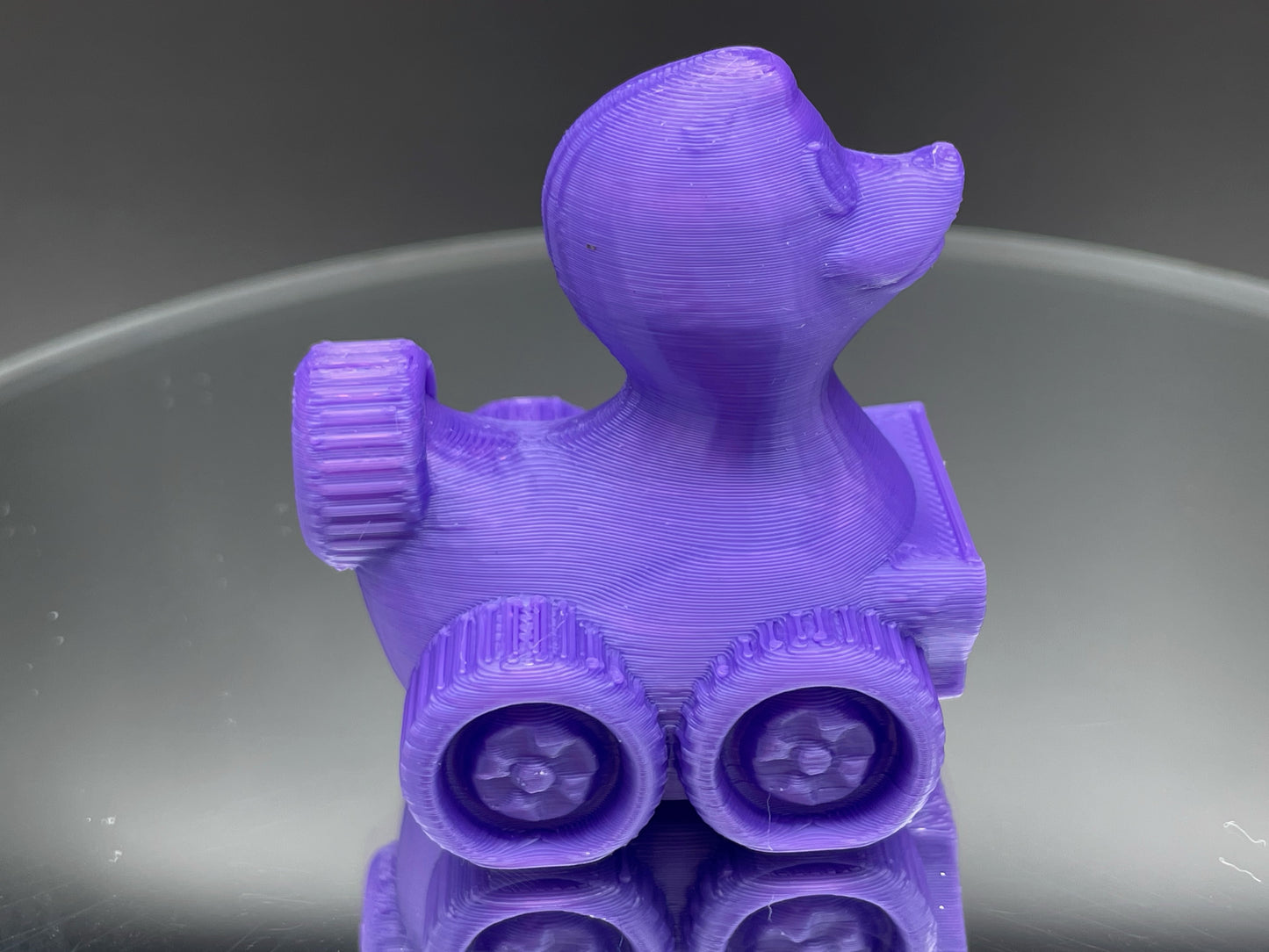 2 Inch Purple Reign Color 3D Printed 4x4 Ducks for Duck Duck Jeep Ducking