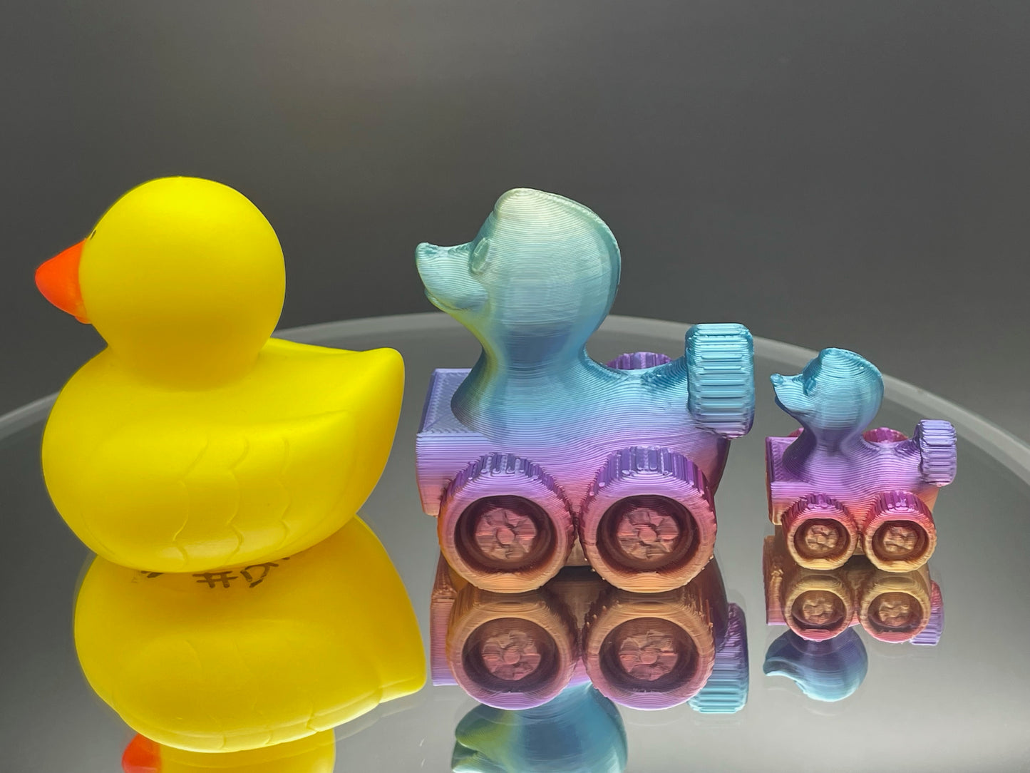 1 Dozen 1 inch Mini Duck Party Pack 3D Printed 4x4 Ducks for Duck Duck Jeep Ducking