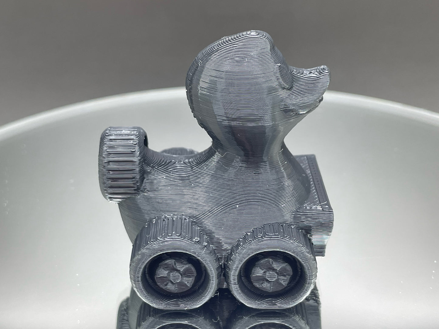 2 Inch Black Color 3D Printed 4x4 Ducks for Duck Duck Jeep Ducking