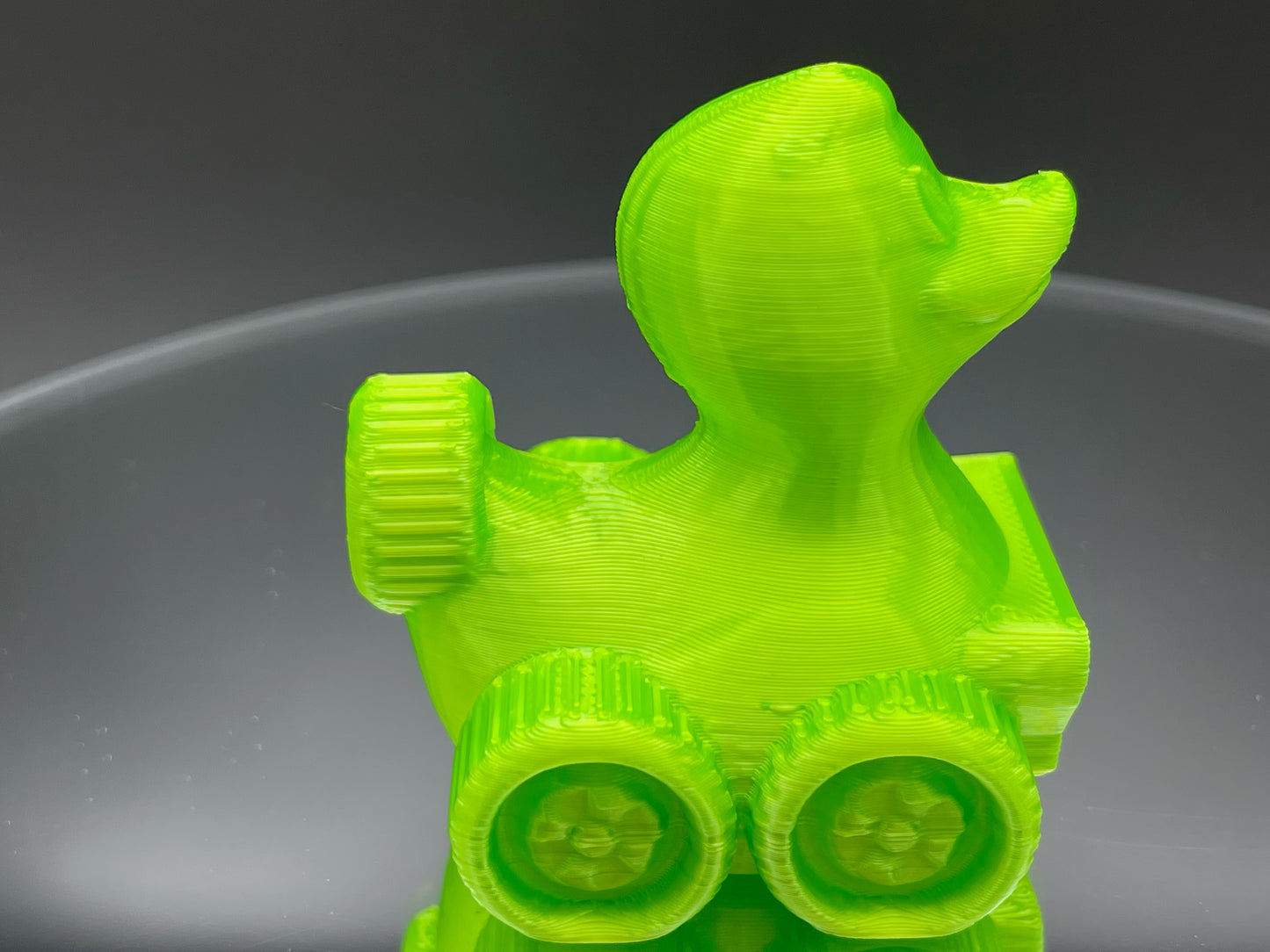 2 Inch High Velocity Color 3D Printed 4x4 Ducks for Duck Duck Jeep Ducking