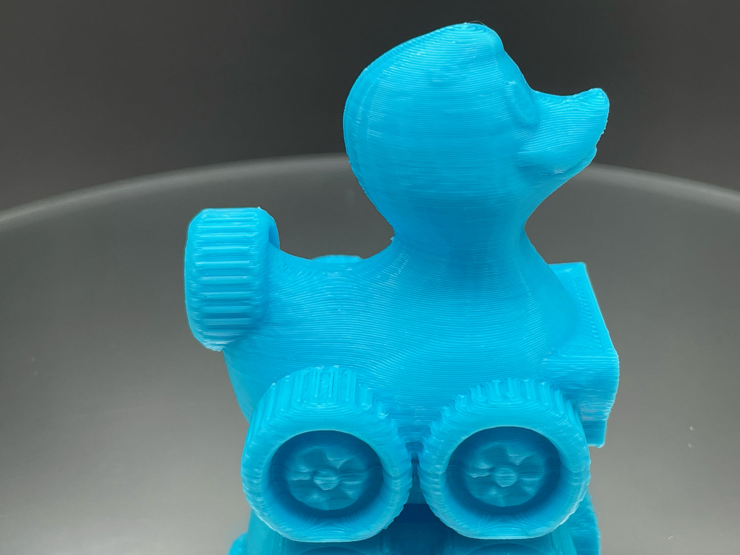 2 Inch Chief Blue Color 3D Printed 4x4 Ducks for Duck Duck Jeep Ducking