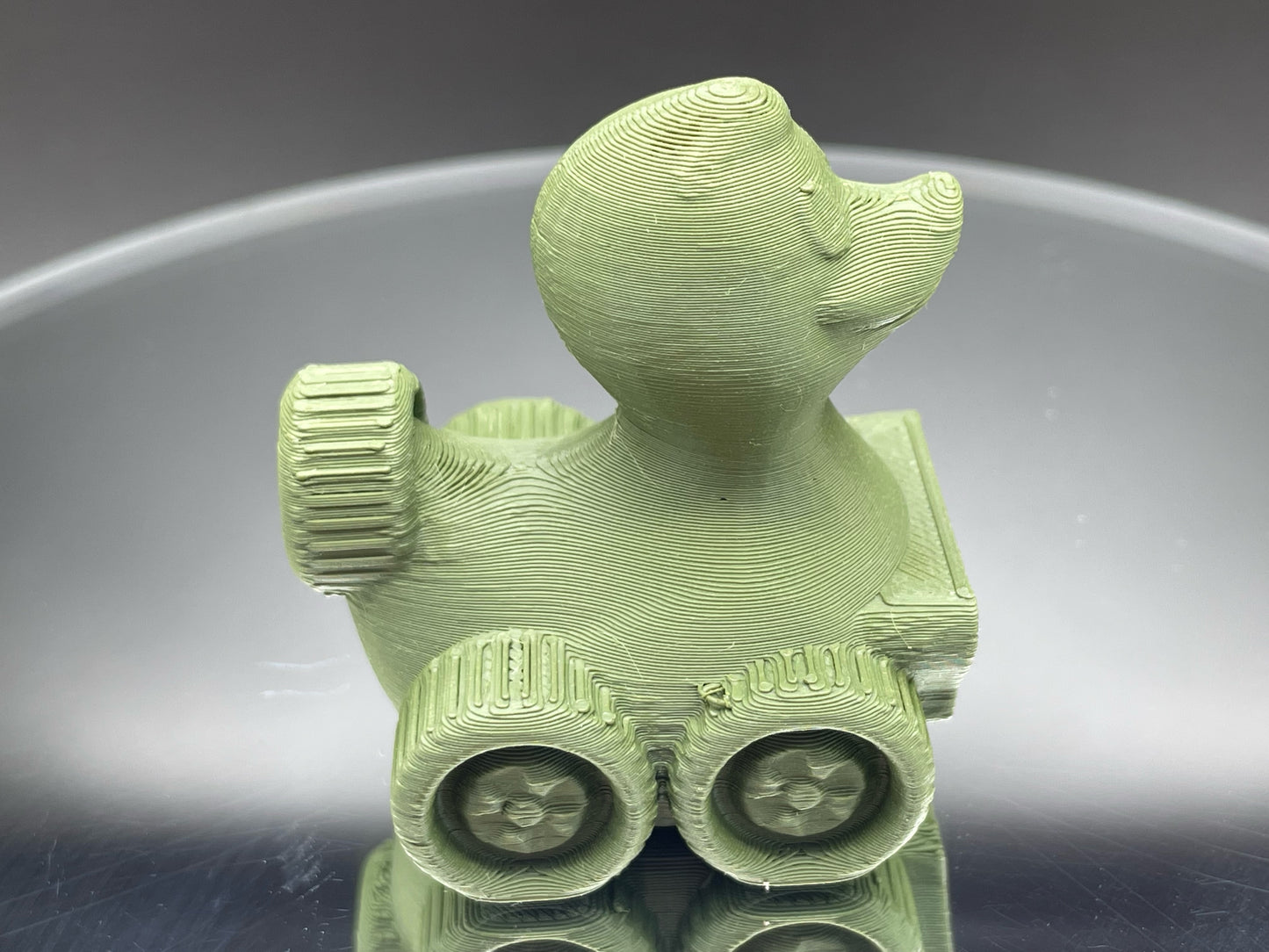 2 Inch Sarge Green Color 3D Printed 4x4 Ducks for Duck Duck Jeep Ducking