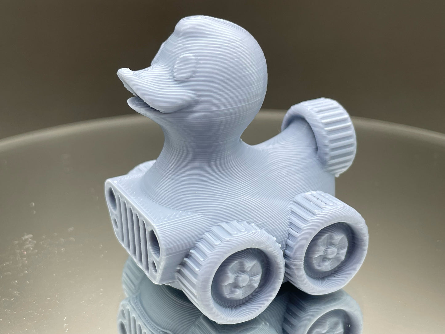 2 Inch Earl Gary Color 3D Printed 4x4 Ducks for Duck Duck Jeep Ducking