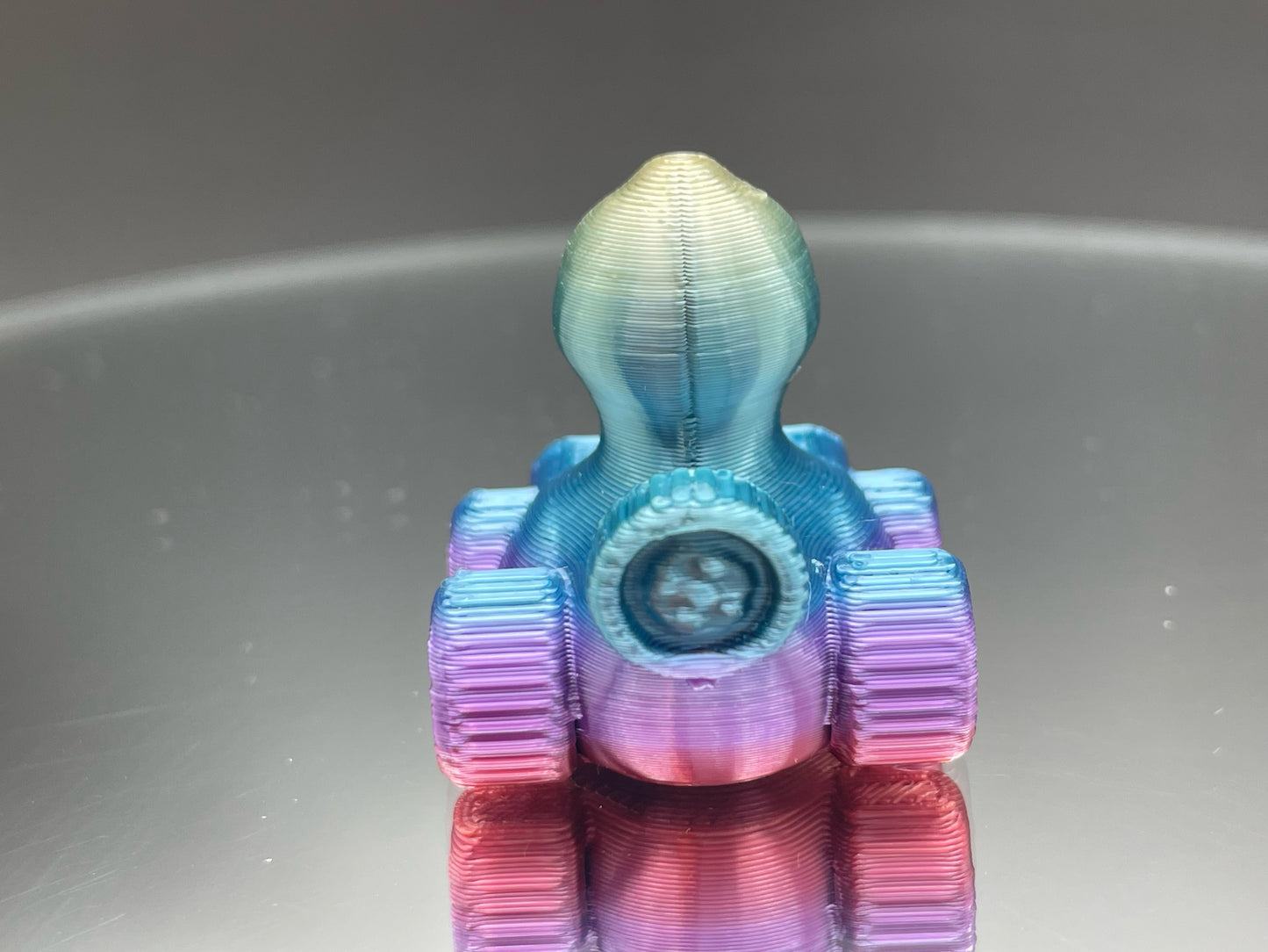 1 Inch Mini Rainbow Color 3D Printed 4x4 Ducks for Duck Duck Jeep Ducking