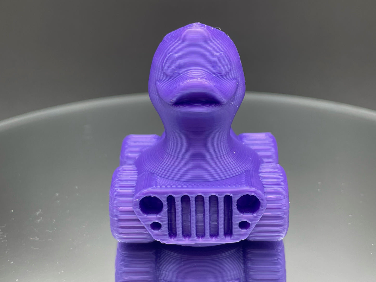 2 Inch Purple Reign Color 3D Printed 4x4 Ducks for Duck Duck Jeep Ducking