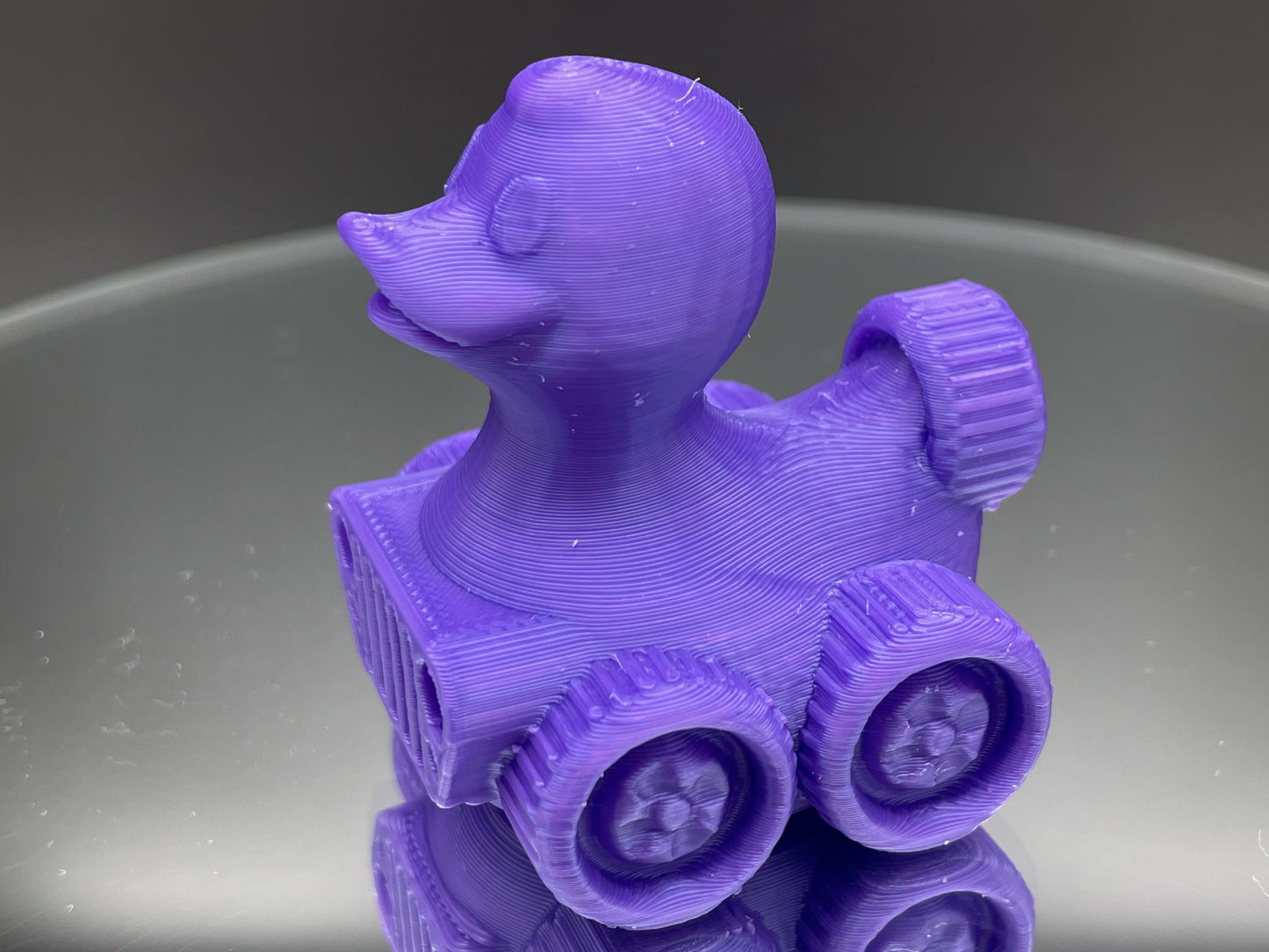 2 Inch Purple Reign Color 3D Printed 4x4 Ducks for Duck Duck Jeep Ducking