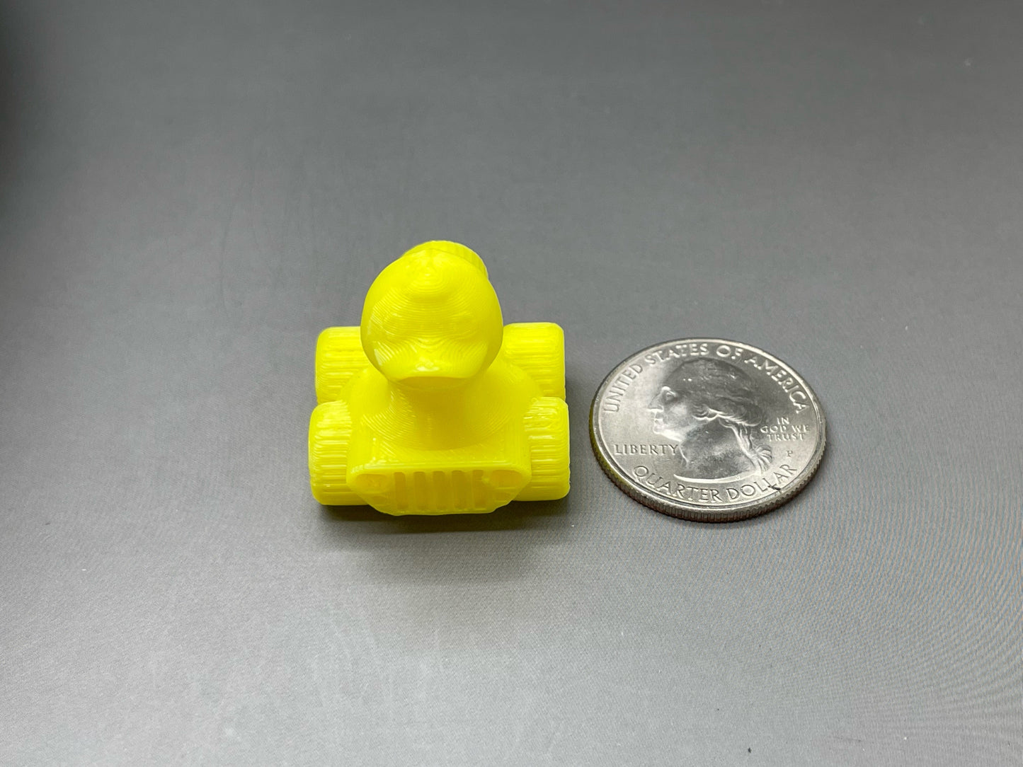 1 Dozen 1 Inch Mini Yellow Color 3D Printed 4x4 Ducks for Duck Duck Jeep Ducking